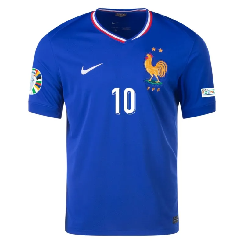 France Home Jersey Euro 2024 MBAPPE #10 GIROUD #9 GRIEZMANN #7 Soccer Apparel-2 France Home Jersey Euro 2024 MBAPPE #10 GIROUD #9 GRIEZMANN #7 Soccer Apparel-2