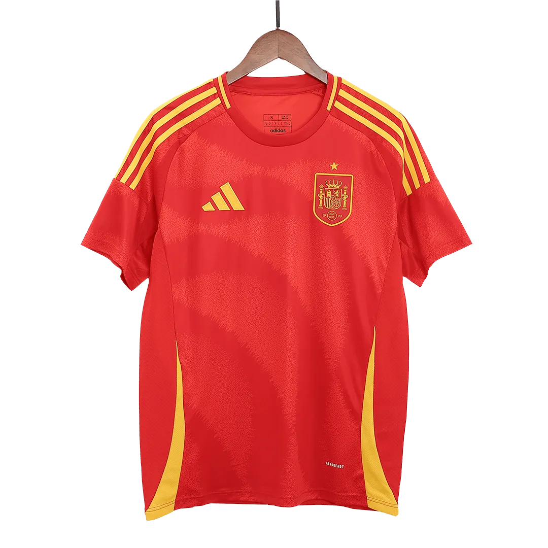 Spain Home Jersey LAMINE YAMAL #19 RODRIGO #16 MORATA #7 Euro 2024-2 Spain Home Jersey LAMINE YAMAL #19 RODRIGO #16 MORATA #7 Euro 2024-2