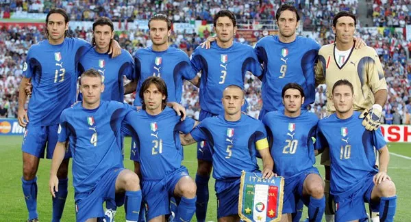 Italy Retro Jersey Goalkeeper World Cup 2006-7 Italy Retro Jersey Goalkeeper World Cup 2006-7