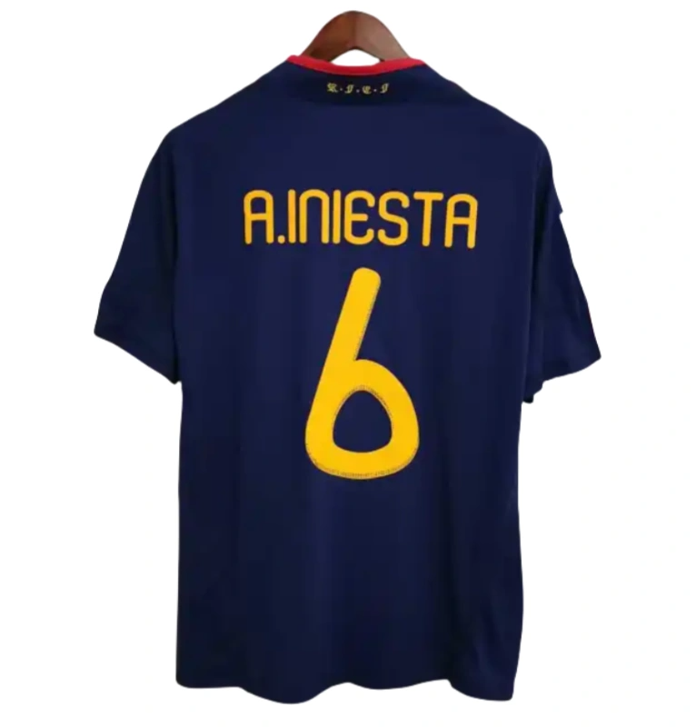 Spain Retro Jersey Away World Cup Final 20102 Spain Retro Jersey Away World Cup Final 20102