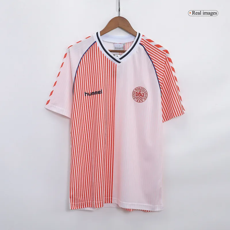 Denmark 1986 Retro Jersey Away9 Denmark 1986 Retro Jersey Away9