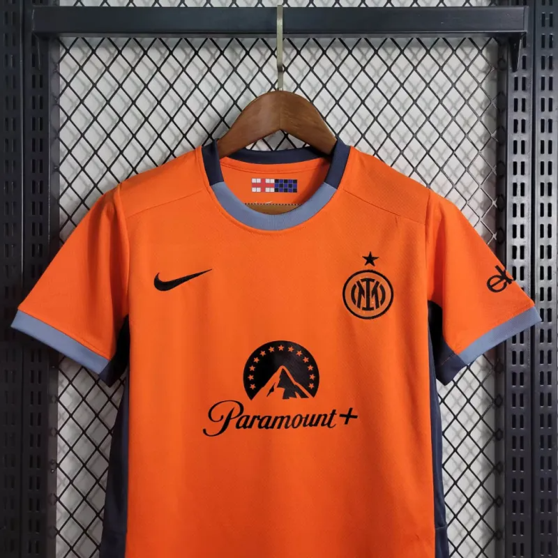2023-2024 Inter Milan Third Away Kids Kit Jersey+Short-03 2023-2024 Inter Milan Third Away Kids Kit Jersey+Short-03