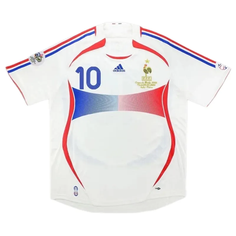 2006 France Retro Jersey Away World Cup-3 2006 France Retro Jersey Away World Cup-3