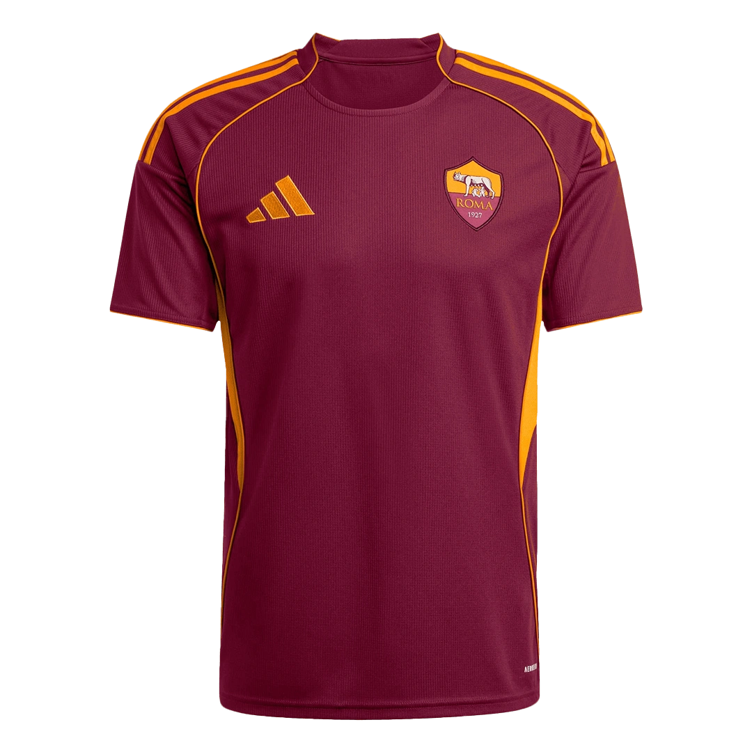 Roma Soccer Jersey Home Custom Shirt 2025-2026-02 Roma Soccer Jersey Home Custom Shirt 2025-2026-02