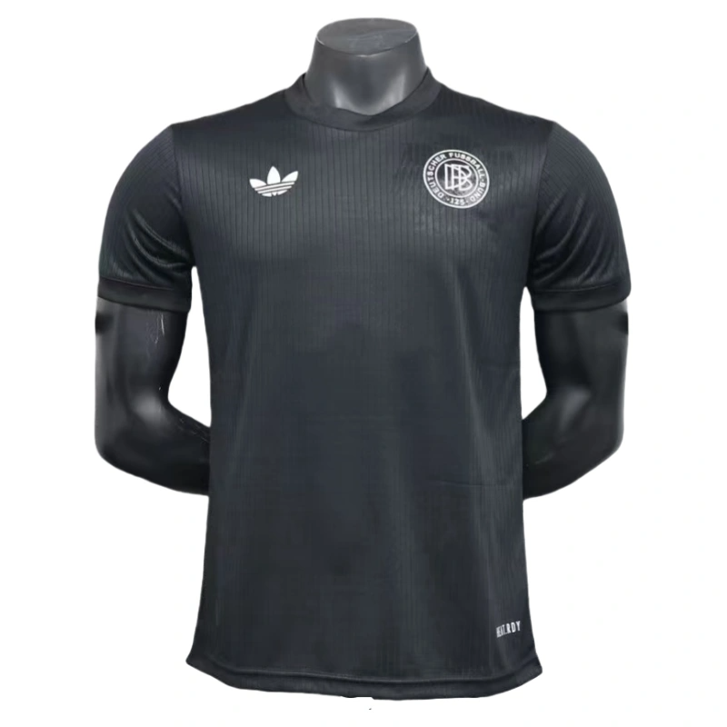 Adidas Germany 125th Anniversary Black Shirt Player Version 2025-1 Adidas Germany 125th Anniversary Black Shirt Player Version 2025-1