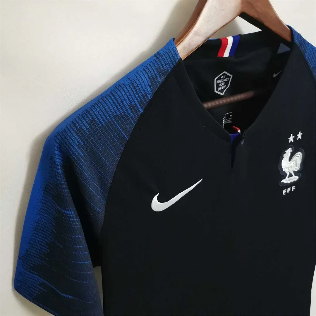 2018 France World Cup Champion 2 Stars Home Retro Jersey-3 2018 France World Cup Champion 2 Stars Home Retro Jersey-3