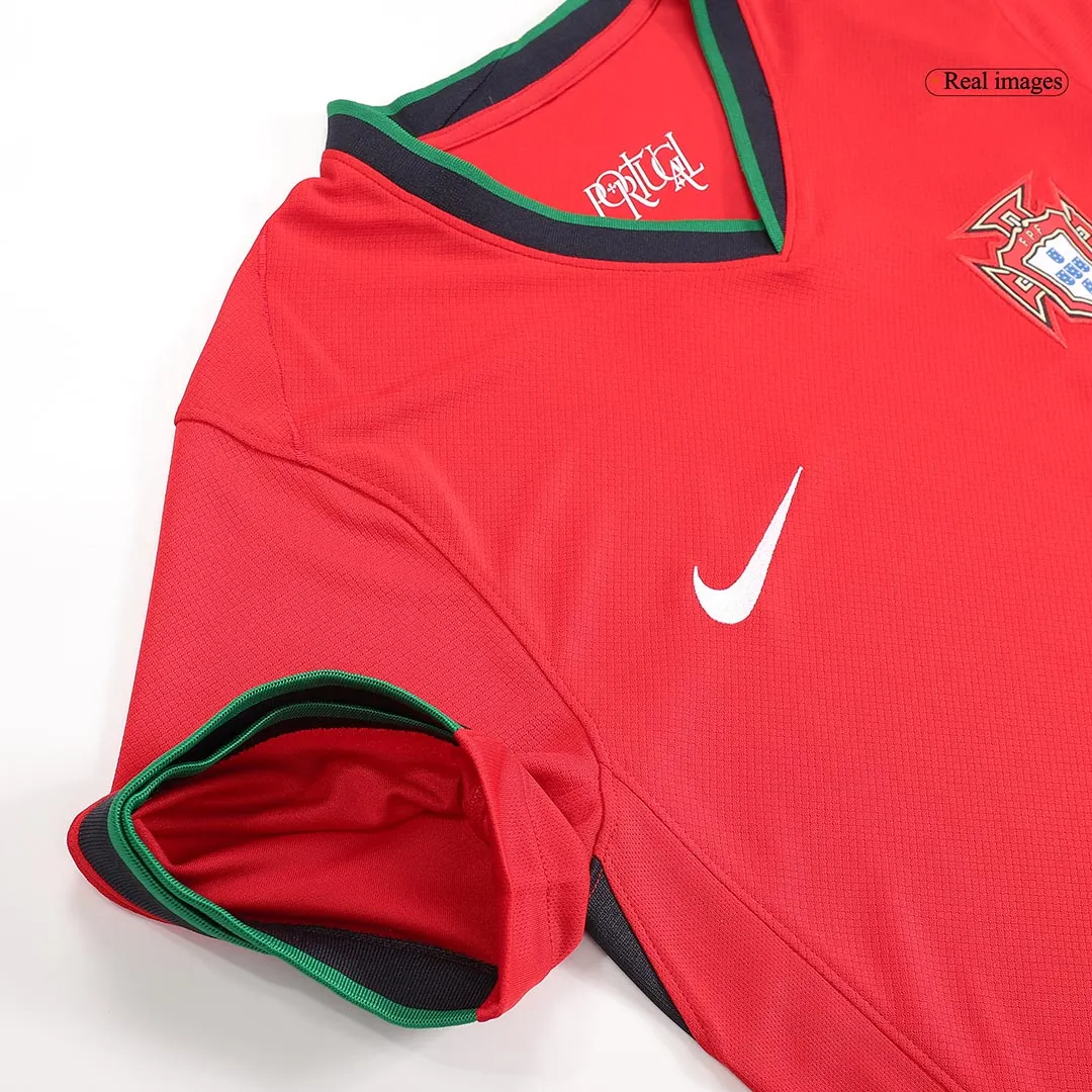 Portugal Home Ronaldo #7 R. Leão #17 Pepe #3 Jersey Euro 2024-9 Portugal Home Ronaldo #7 R. Leão #17 Pepe #3 Jersey Euro 2024-9