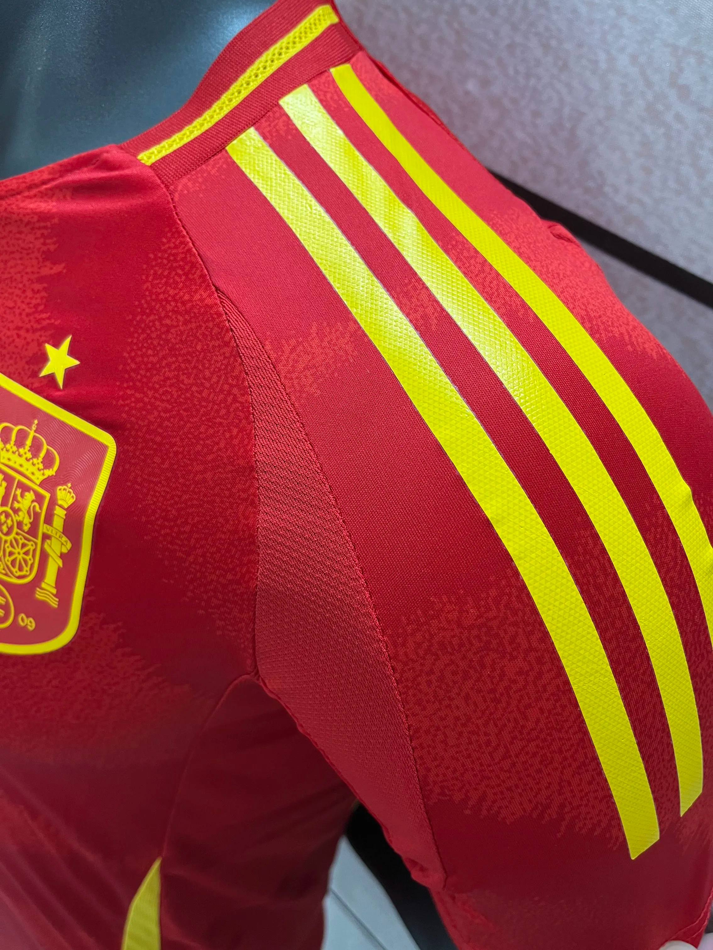 2024 Spain Home Jersey Player Version EURO7 2024 Spain Home Jersey Player Version EURO7