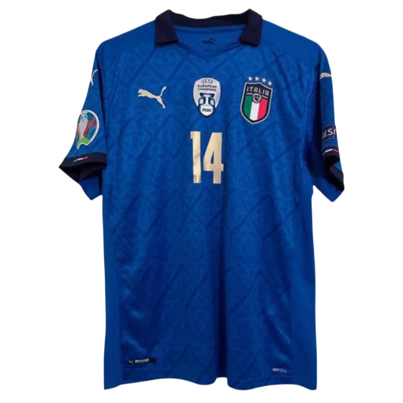 2020-21 Italian national team home jersey retro version European Cup1 2020-21 Italian national team home jersey retro version European Cup1