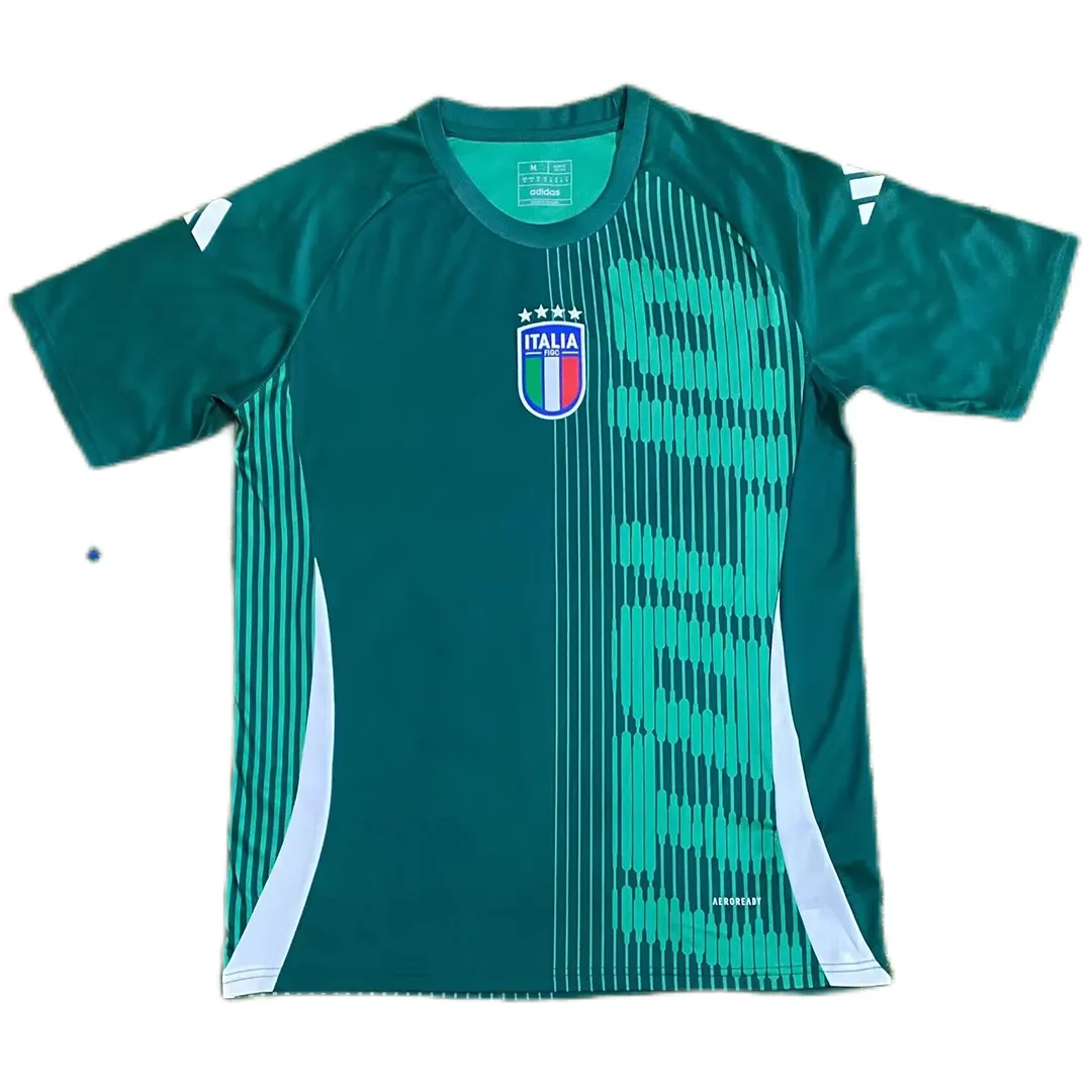 Italy Pre-Match Jersey Green Euro 2024-3 Italy Pre-Match Jersey Green Euro 2024-3
