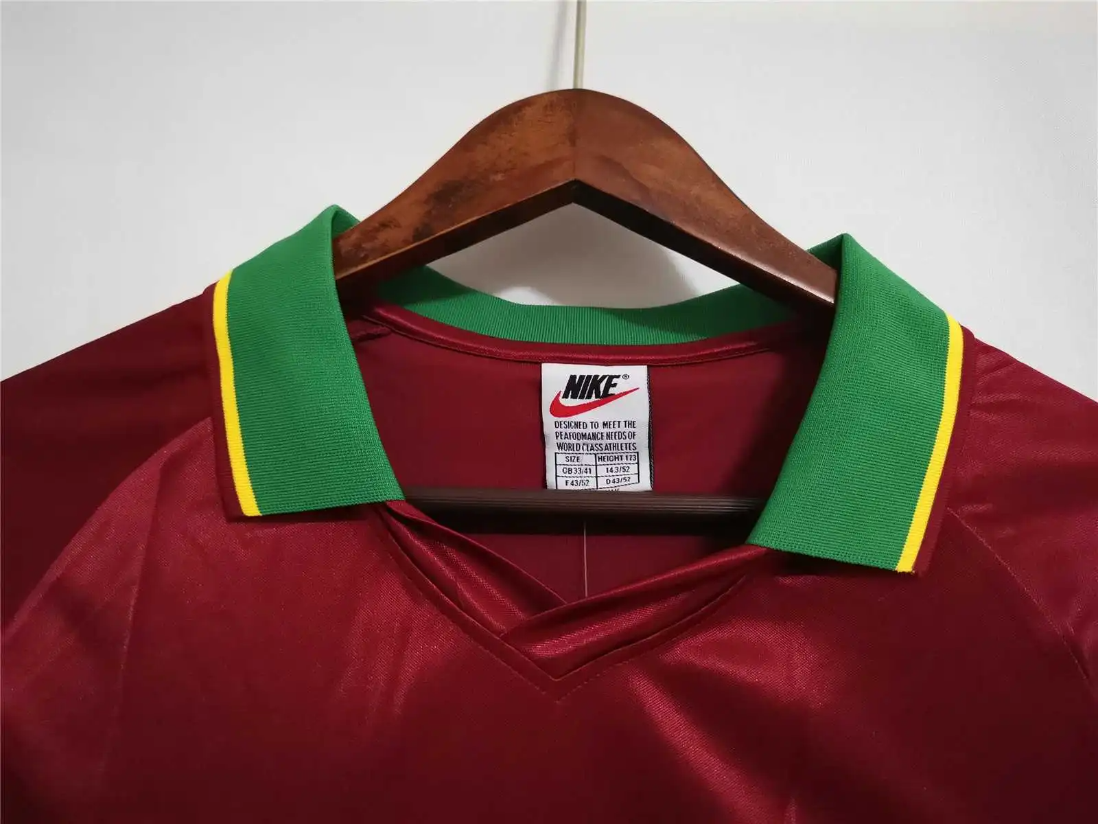 1998 Portugal Retro Home Jersey3 1998 Portugal Retro Home Jersey3