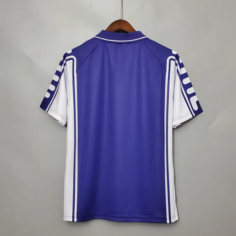 Fiorentina BATISTUTA #9 RUI COSTA #10 19992000 Retro Jersey Home-11 Fiorentina BATISTUTA #9 RUI COSTA #10 19992000 Retro Jersey Home-11