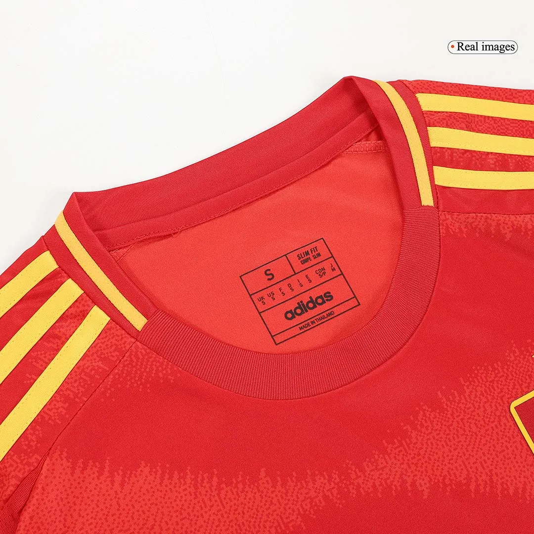 Spain Home Jersey LAMINE YAMAL #19 RODRIGO #16 MORATA #7 Euro 2024-4 Spain Home Jersey LAMINE YAMAL #19 RODRIGO #16 MORATA #7 Euro 2024-4