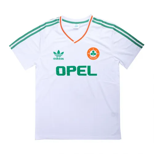 Ireland World Cup 1990 Retro Soccer Jersey Away1 Ireland World Cup 1990 Retro Soccer Jersey Away1