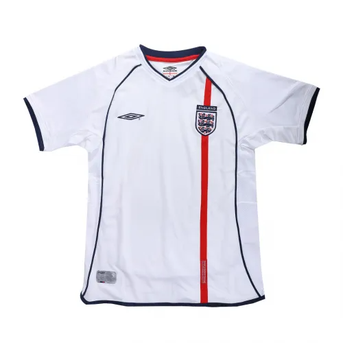 2002 England Retro Soccer Jersey Home Replica World Cup-1 2002 England Retro Soccer Jersey Home Replica World Cup-1