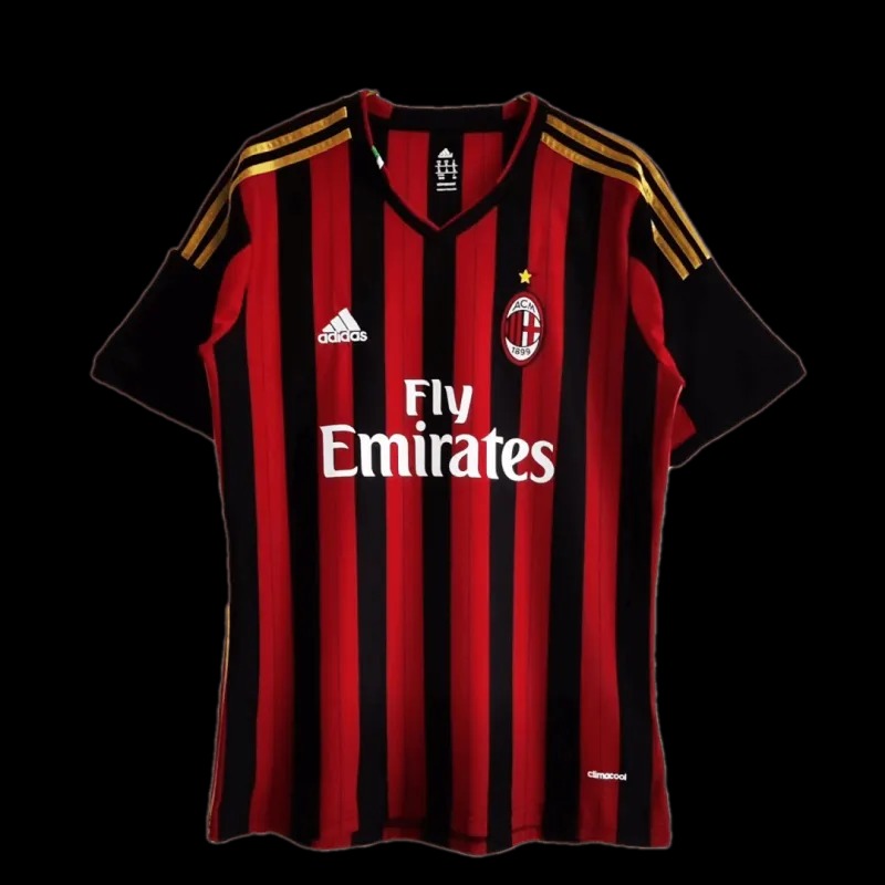 2013-2014 AC Milan Retro Jersey Home-01 2013-2014 AC Milan Retro Jersey Home-01