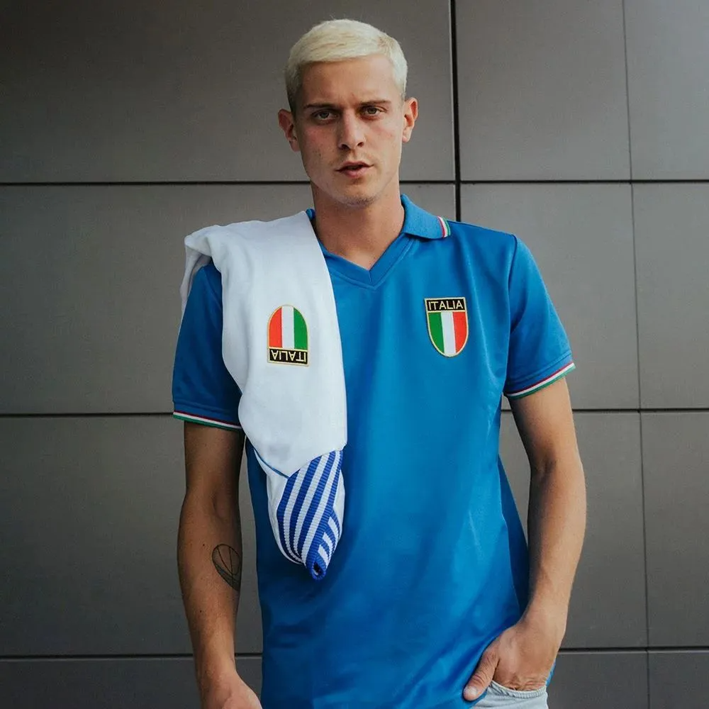 Italy Retro Jersey Home World Cup 1982-9 Italy Retro Jersey Home World Cup 1982-9