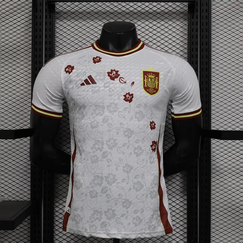 2024 Spain White Special Player Version Jersey3 2024 Spain White Special Player Version Jersey3