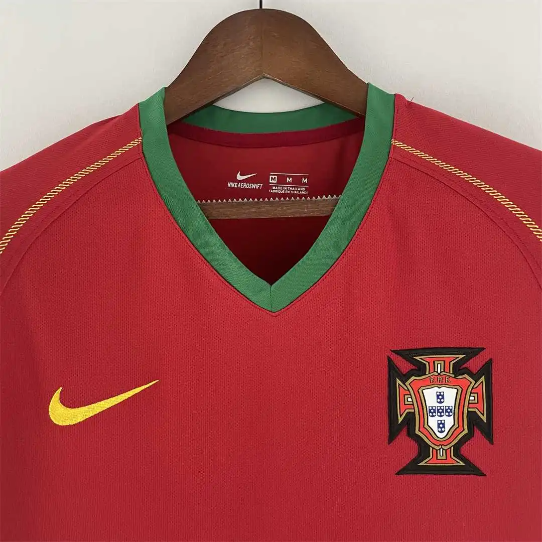2006 Portugal Retro Jersey Home World Cup3 2006 Portugal Retro Jersey Home World Cup3