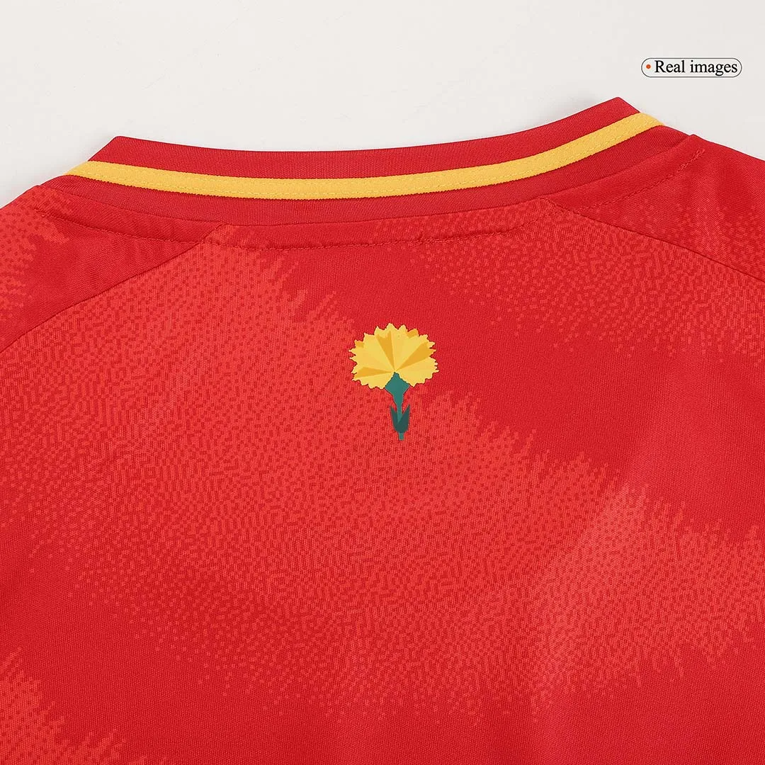 Spain Home Jersey LAMINE YAMAL #19 RODRIGO #16 MORATA #7 Euro 20248 Spain Home Jersey LAMINE YAMAL #19 RODRIGO #16 MORATA #7 Euro 20248