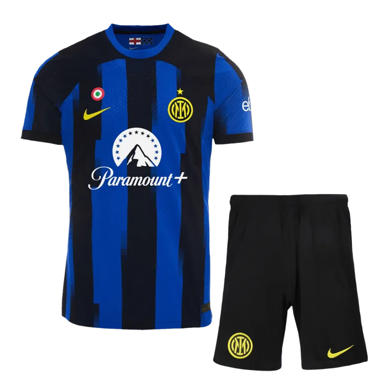 2023-2024 Inter Milan Home Kit Jersey+Shorts-01 2023-2024 Inter Milan Home Kit Jersey+Shorts-01