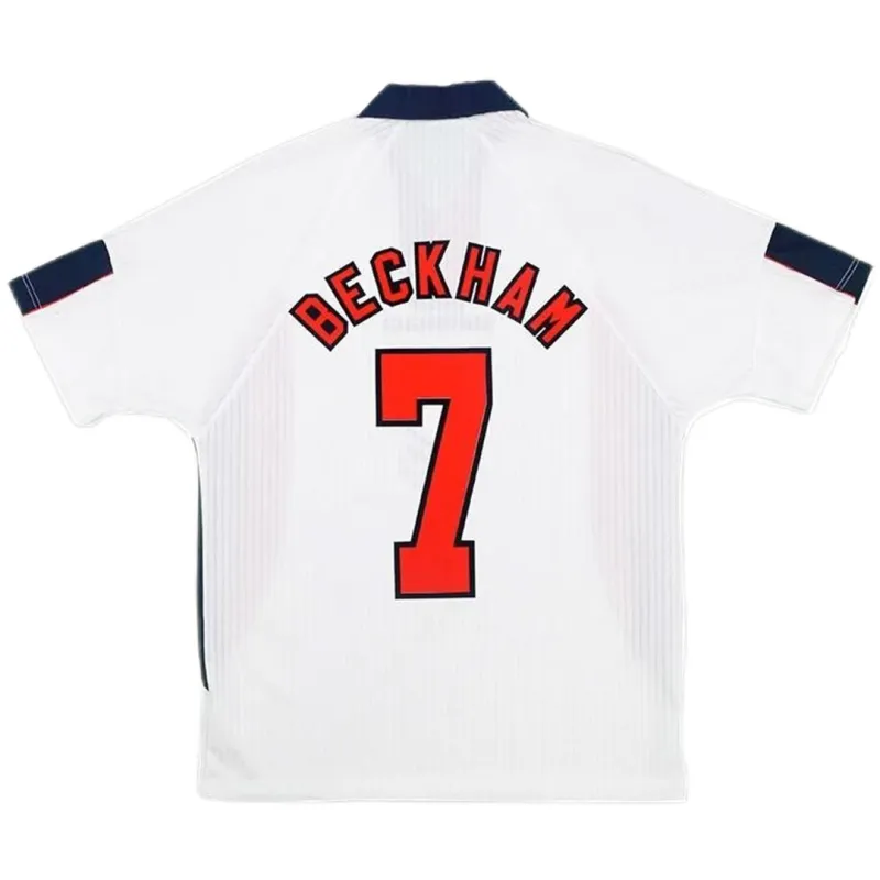 1998 World Cup England Home White Retro Jersey-3 1998 World Cup England Home White Retro Jersey-3