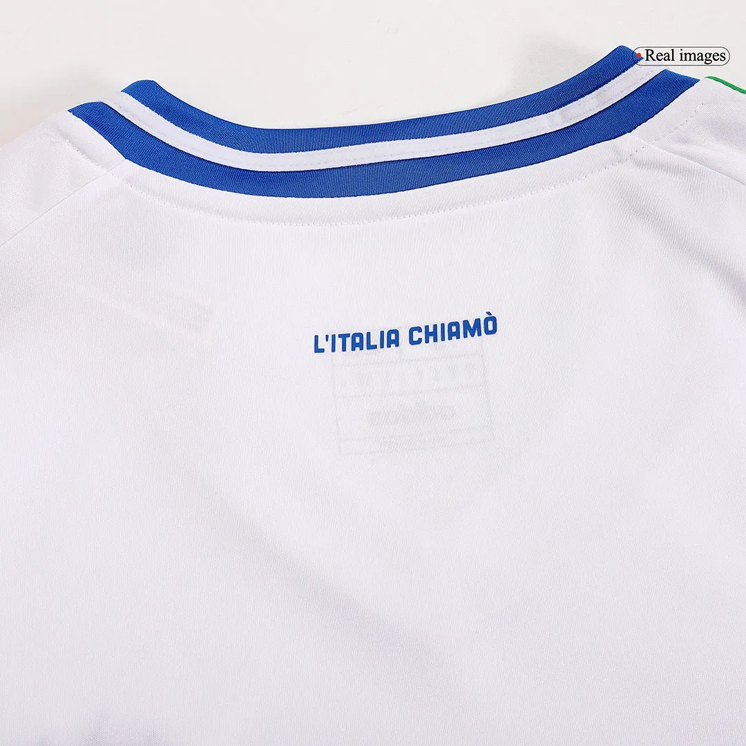 Italy Away Jersey BARELLA #18 CHIESA #14 DIMARCO #3 EURO 2024-8 Italy Away Jersey BARELLA #18 CHIESA #14 DIMARCO #3 EURO 2024-8