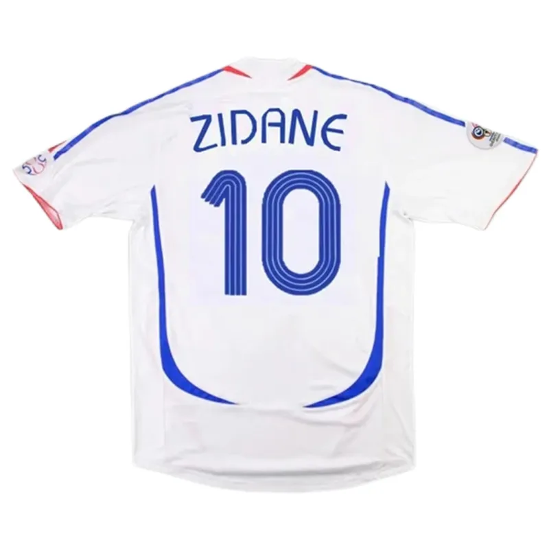2006 France Retro Jersey Away World Cup-4 2006 France Retro Jersey Away World Cup-4