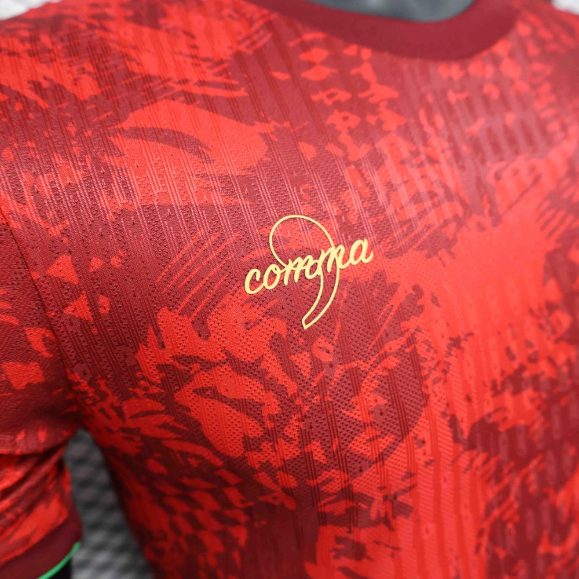 2025 Portugal Red Flower Special Edition Player Version Shirt4 2025 Portugal Red Flower Special Edition Player Version Shirt4