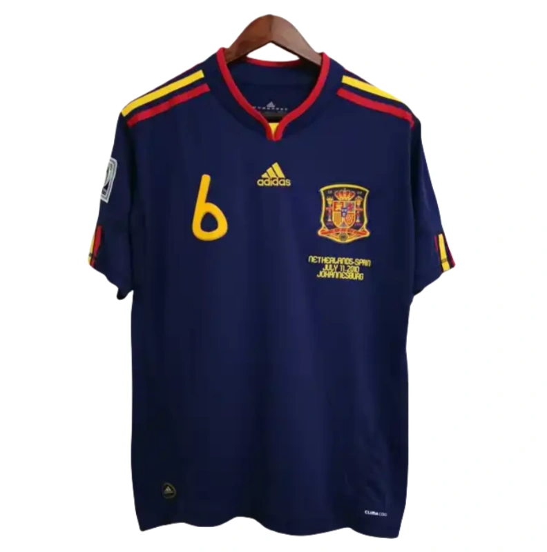 Spain Retro Jersey Away World Cup Final 2010-1 Spain Retro Jersey Away World Cup Final 2010-1