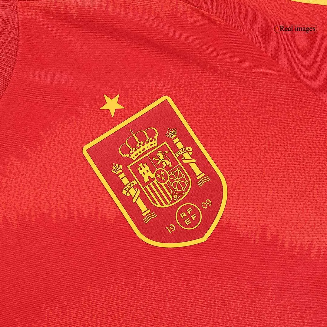 Spain Home Jersey LAMINE YAMAL #19 RODRIGO #16 MORATA #7 Euro 2024-5 Spain Home Jersey LAMINE YAMAL #19 RODRIGO #16 MORATA #7 Euro 2024-5