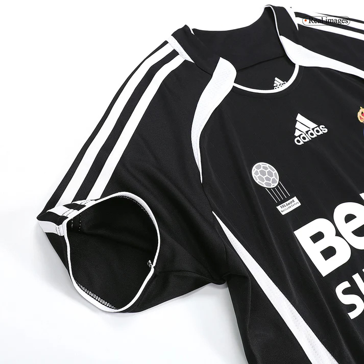 SERGIO RAMOS #4 Retro Jersey Real Madrid Away Soccer Shirt 200607