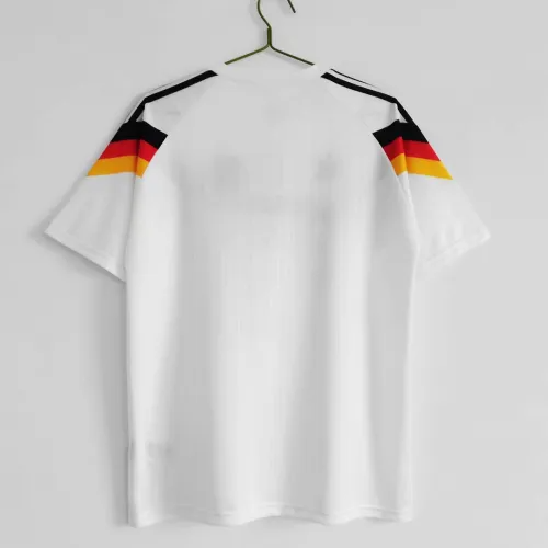 West Germany Retro Jersey Home World Cup 1990-4