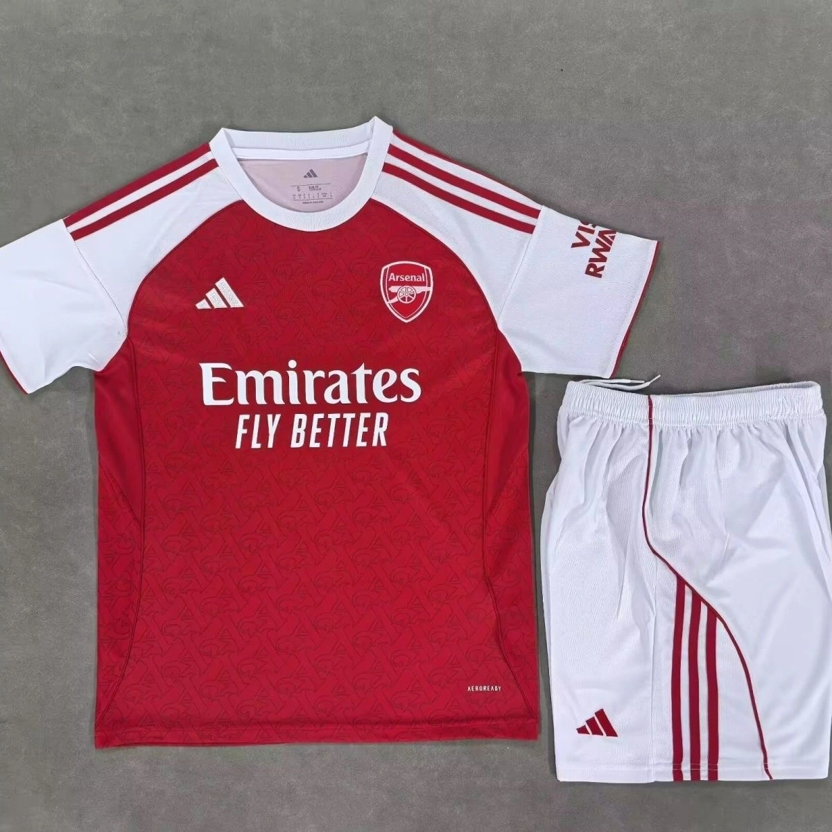 Kids Arsenal Custom Home Soccer Kits 2025-2026