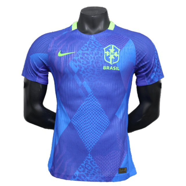 Brazil Away Shirt Soccer Jersey Player Version 2025