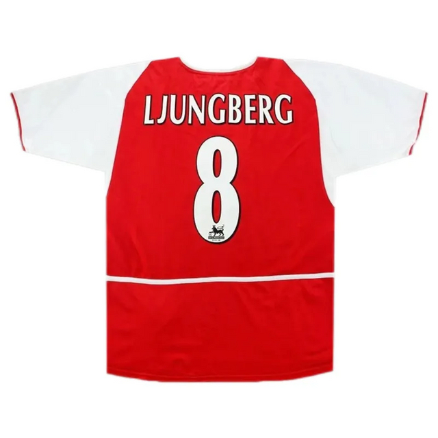 2002-2004 Arsenal LJUNGBERG #8 Retro Jersey Home