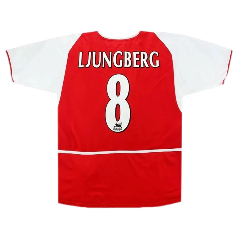 2002-2004 Arsenal LJUNGBERG #8 Retro Jersey Home