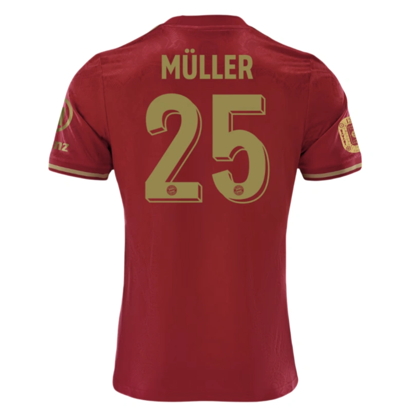 MüLLER #25 Bayern Munich Soccer Jersey Shirt 2024-2025 125th Anniversary