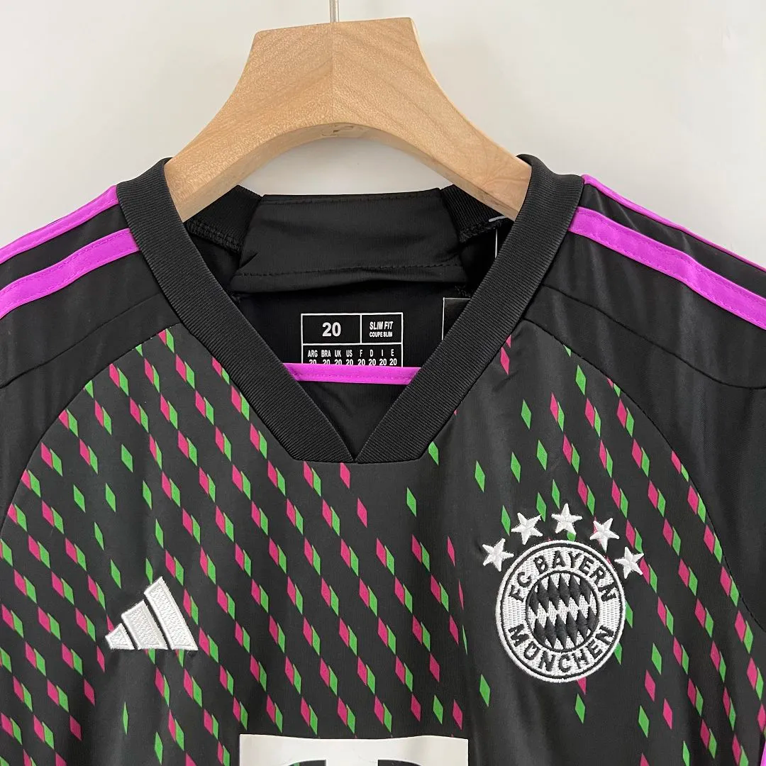 2023-2024 Kids Bayern Munich Away Kit Jersey+Shorts