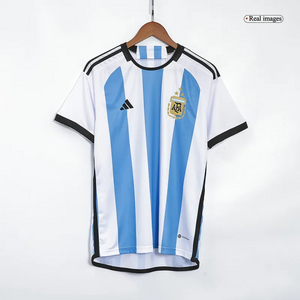 2022 Argentina World Cup Champion Edition 3 stars Home Jersey