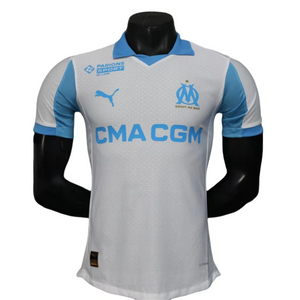 Marseilles Home Soccer Jersey Player Version 25-26