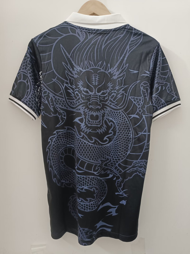 23/24 Real Madrid Chinese Dragon Year Limited Jersey - Black Dragon Pattern