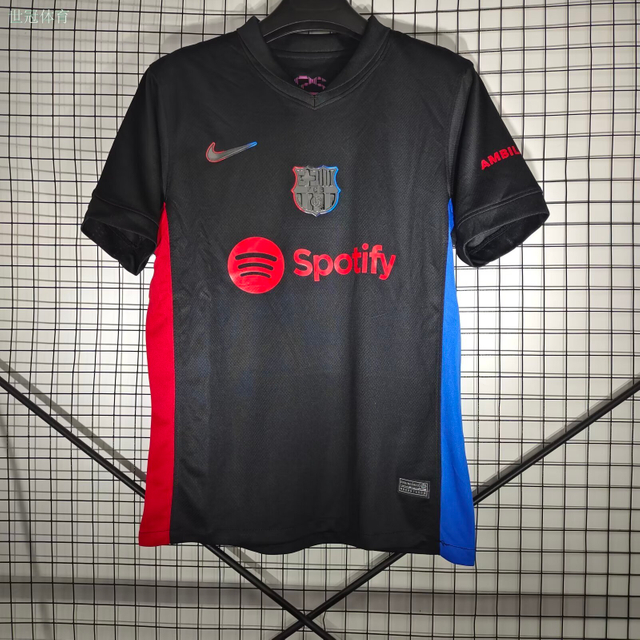 24/25 Barcelona Away Jersey - Black Edition