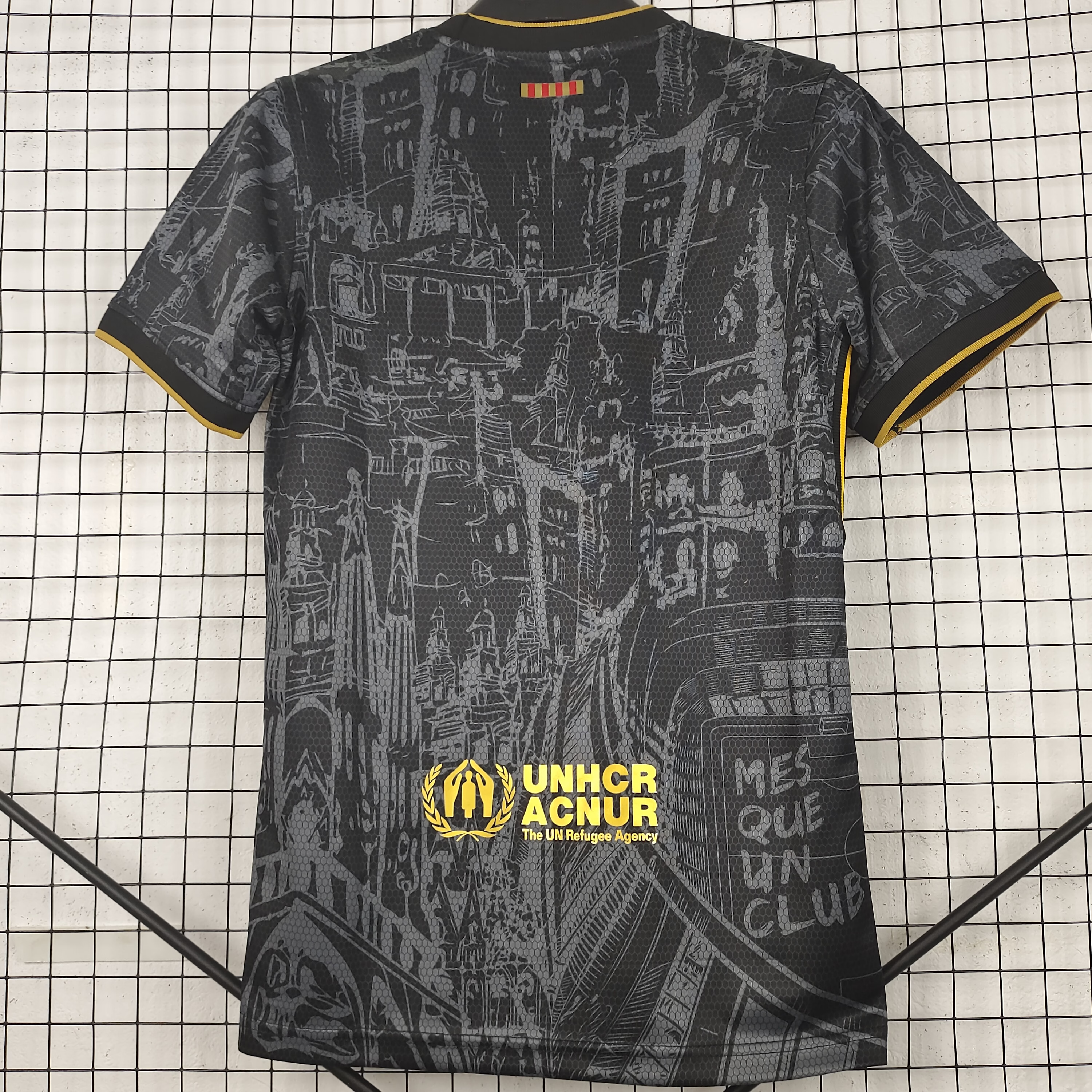 23/24 Barcelona Black Gold Jersey Retro - Classic Heritage Edition