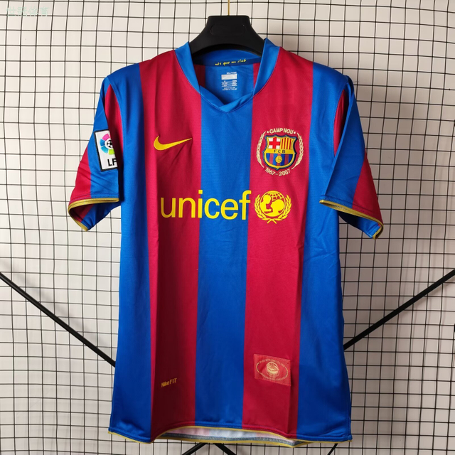 Barcelona 2007-2008 Home Football Shirt