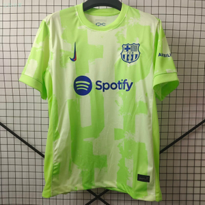 24/25 Barcelona Second Away Jersey (Green) - Together We Rise Women's Football Tribute