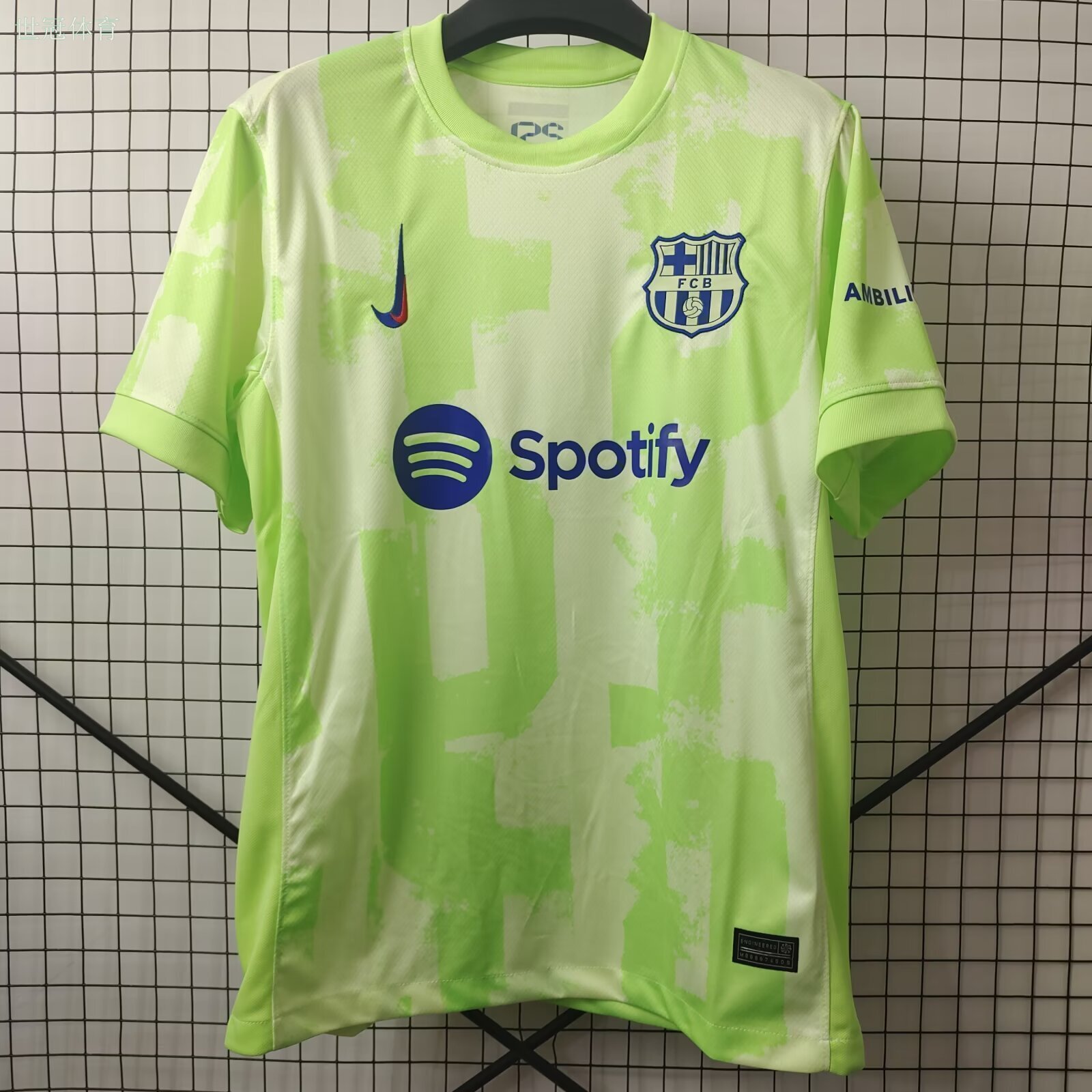 24/25 Barcelona Second Away Jersey (Green) - Together We Rise Women's Football Tribute