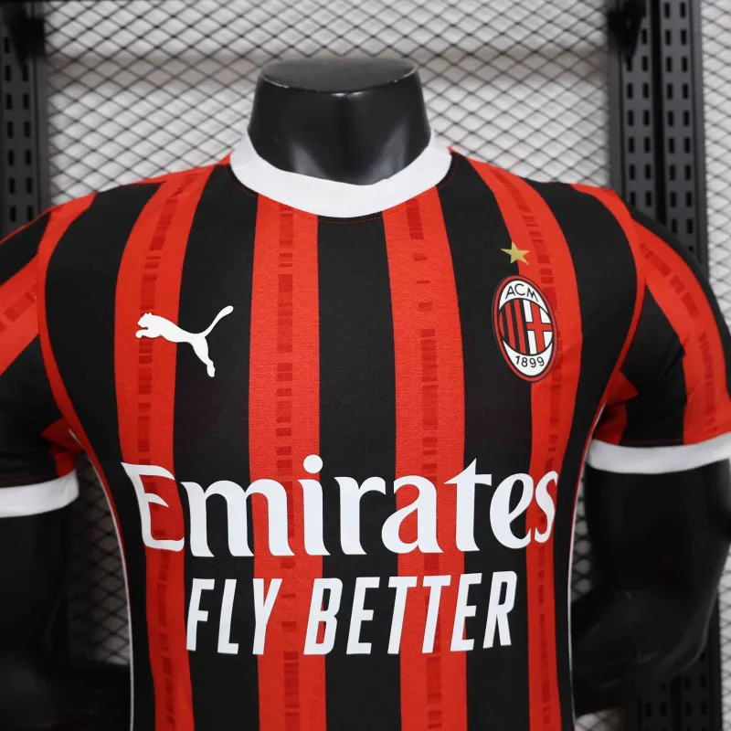 2024-2025 AC Milan Home Soccer Jersey Player Version