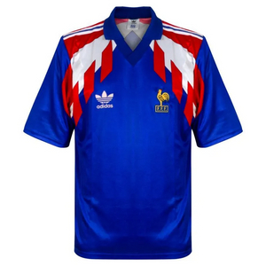 1990 France Retro Jersey Home World Cup