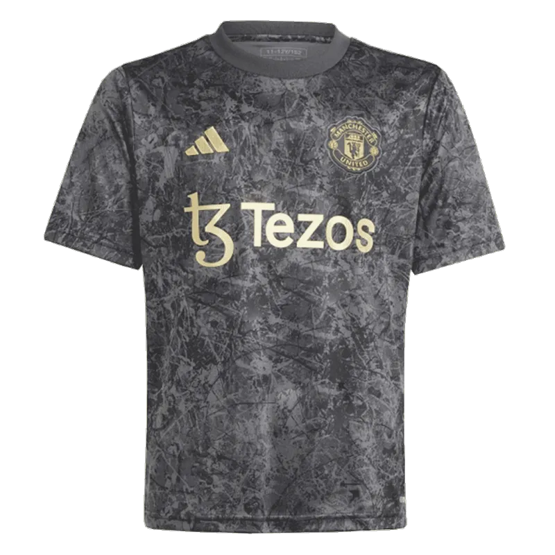 2023-2024 Manchester United Stone Roses Pre-Match Kit Football Jersey